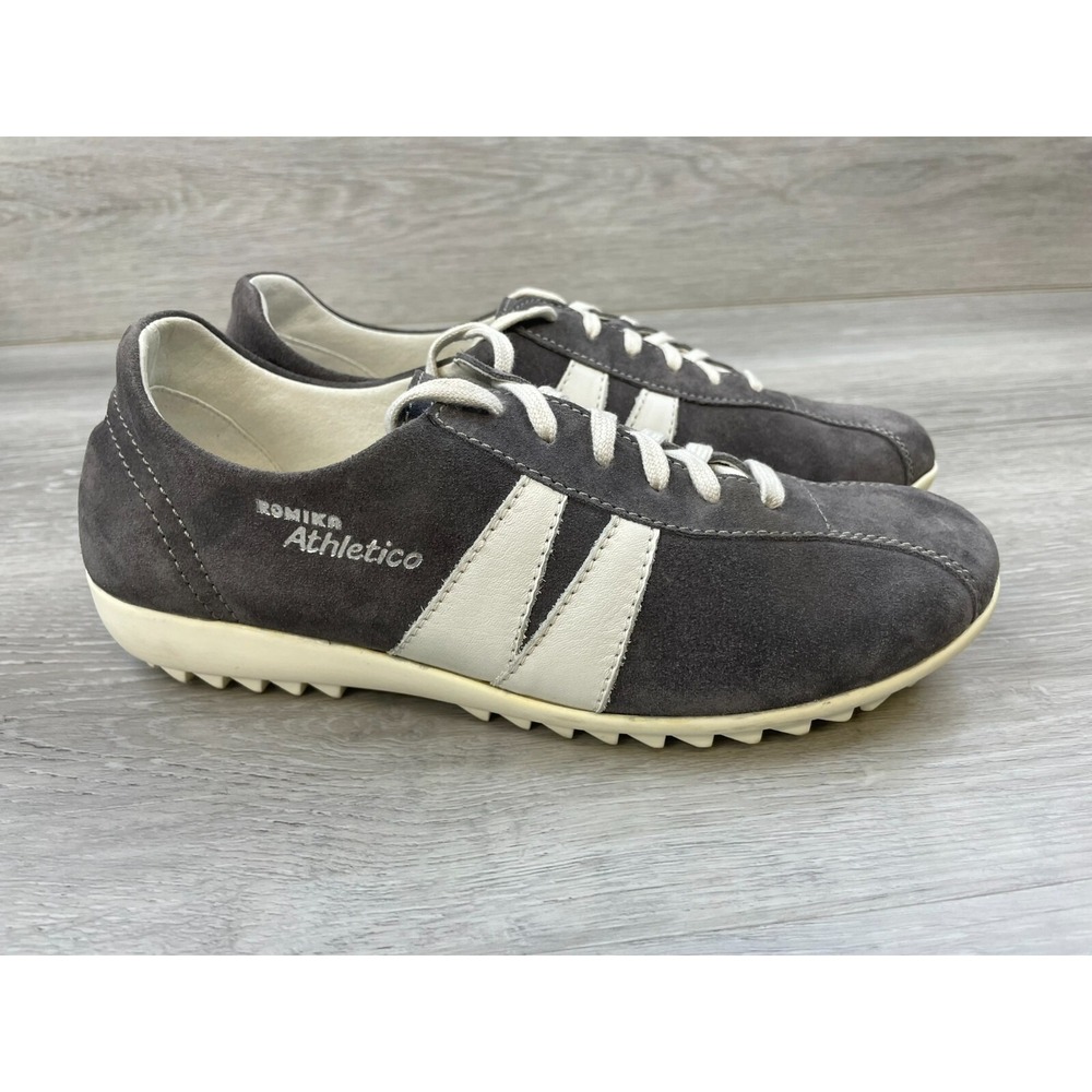 Romika Athletico Women's Sneaker Gray Suede Leather Comfort Athletic Shoes‎